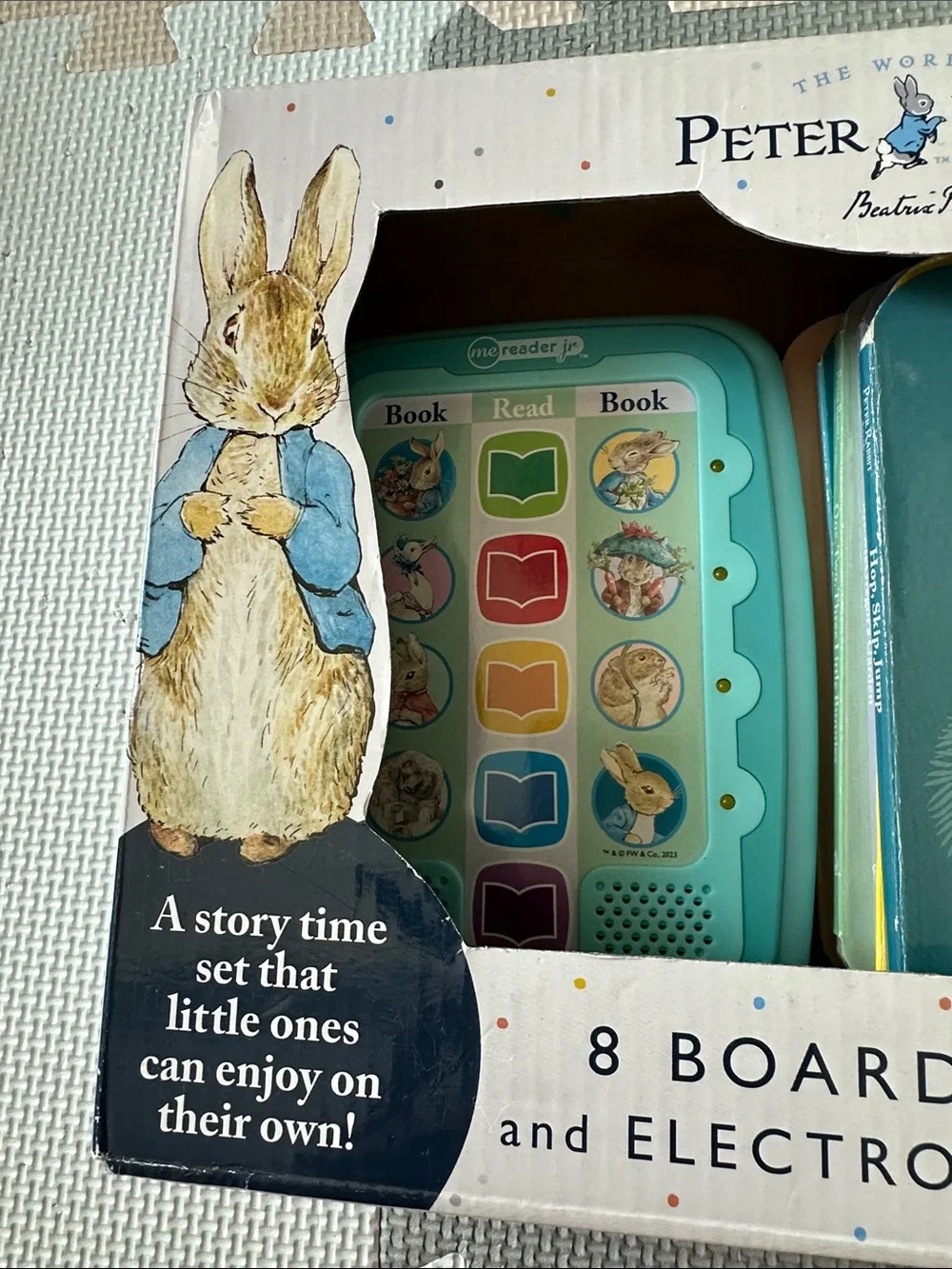 Me Reader Jr. Electronic Reader & 8-Book Board Set - Teal